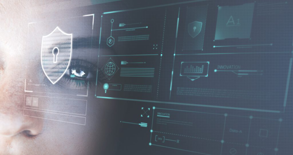 eye futuristic robot