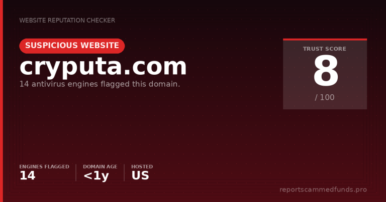 cryputa.com — Suspicious Website