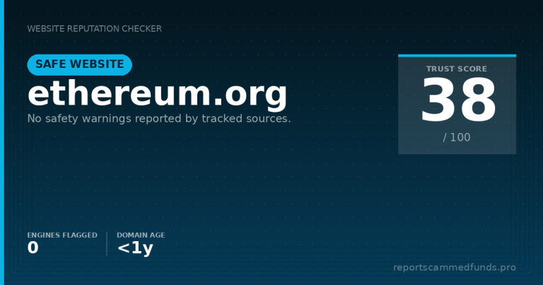 ethereum.org — Safe Website
