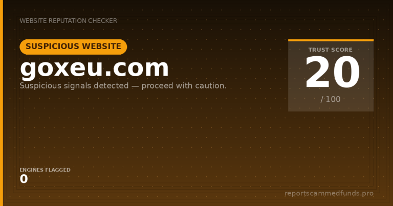 goxeu.com — Suspicious Website