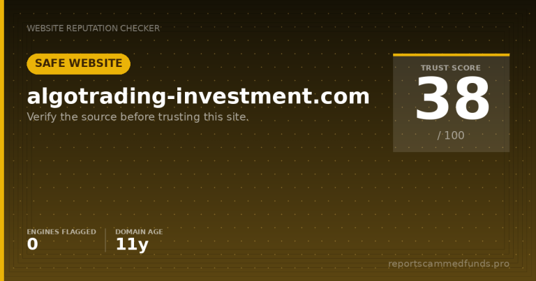 algotrading-investment.com — Safe Website