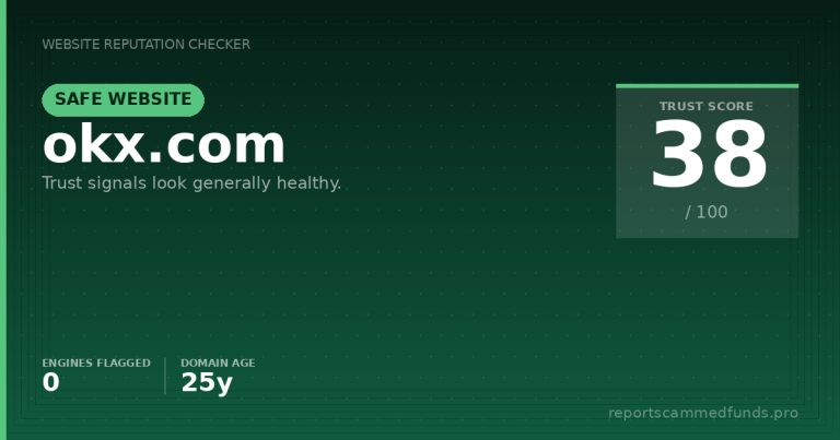 okx.com — Safe Website