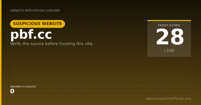 pbf.cc — Suspicious Website