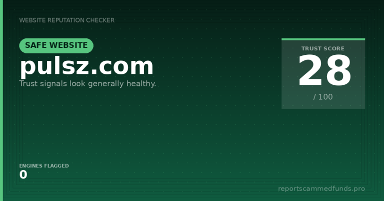 pulsz.com — Safe Website