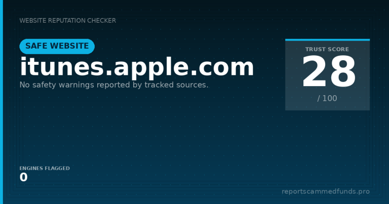 itunes.apple.com — Safe Website
