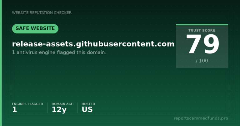 release-assets.githubusercontent.com — Safe Website