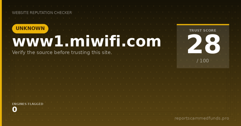 www1.miwifi.com — Unknown