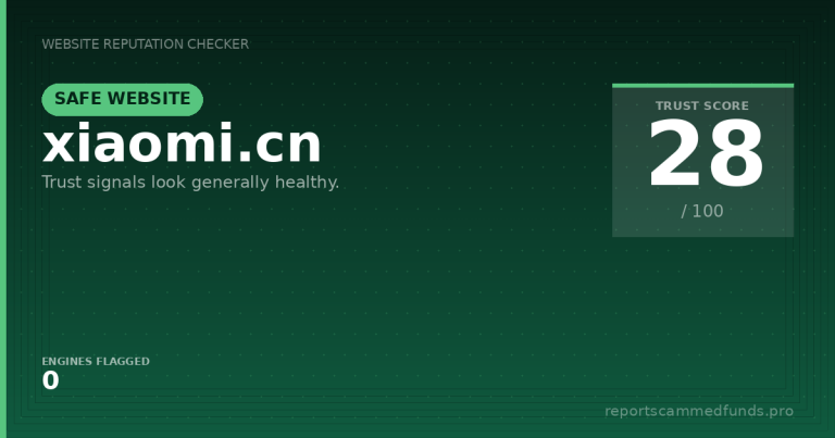 xiaomi.cn — Safe Website