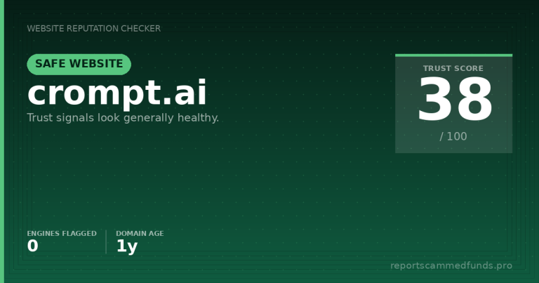 crompt.ai — Safe Website